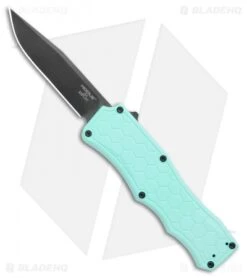 Hogue Knives Exploit OTF Automatic Knife Aquamarine (3.4" Black)