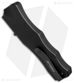 Hogue Knives OTF Automatic Knife Black (3.375" Black) -Knives Shop Hogue Knives OTF Black Black 34016 EXLALM BHQ 74106 jr side