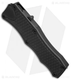 Hogue Knives OTF Automatic Knife Black (3.375" Black) -Knives Shop Hogue Knives OTF Black Black 34016 EXLALM BHQ 74106 jr spine