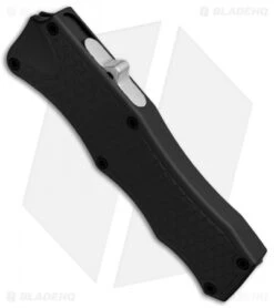 Hogue Knives OTF Tanto Automatic Knife Black (3.375" Stonewash) 34000 -Knives Shop Hogue Knives OTF Tanto Black SW 34000 BHQ 50271 jr spine