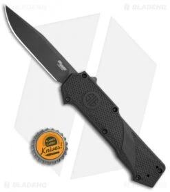 Hogue Knives SIG Compound Tactical OTF Automatic Knife Black G-10 (3.5"Black) -Knives Shop Hogue Knives SIG Compound Scorpion OTF Auto Black G 10 Black BHQ 118462 jr bottlecap