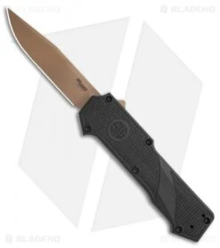 Hogue Knives SIG Compound Scorpion OTF Automatic Knife Black G10 (3.5" FDE PVD)