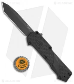 Hogue Knives SIG Compound Tactical OTF Automatic Tanto Black G-10 (3.5"Black) -Knives Shop Hogue Knives SIG Compound Scorpion OTF Auto Tanto Black G 10 Black BHQ 118466 jr bottlecap