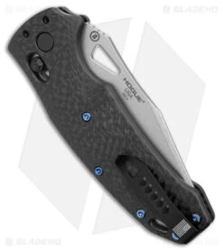 Hogue SIG K320 AXG Tanto Manual Folding Knife Carbon Fiber (3.5" Stonewash) -Knives Shop Hogue Knives SIG K320 AXG Tanto Manual Folding Knife CF SW BHQ 176977 jr side