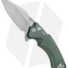 Hogue Knives X5 Spear Point Flipper Knife Green (3.5" Stonewash) 34571 -Knives Shop Hogue Knives X 5 SP Flipper OD Green SW 3.5 34571 BHQ 81370 jr