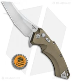 Hogue Knives X5 Wharncliffe Flipper Knife FDE (3.5" Stonewash) 34564 -Knives Shop Hogue Knives X 5 Wharncliffe Flipper FDE SW 3.5in 34564 BHQ 81369 jr bottlecap