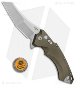 Hogue Knives X5 Wharncliffe Flipper Knife FDE (4" Stonewash) 34544 -Knives Shop Hogue Knives X 5 Wharncliffe Flipper FDE SW 34544 BHQ 81365 jr bottlecap