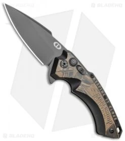 Hogue Knives/Outlaw Ordnance X5 Flipper Knife Class Barbershop (3.5" Black)
