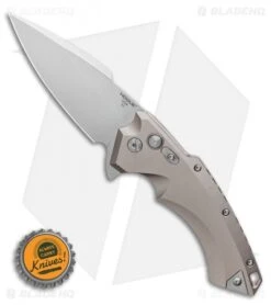 Hogue Knives X5 Spear Point Flipper Knife FDE (4" Stonewash) 34554 -Knives Shop Hogue Knives X5 Spear Point Flipper Knife FDE 4 Stonewash 34554 BHQ 81367 LS Bottlecap