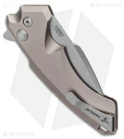 Hogue Knives X5 Spear Point Flipper Knife FDE (4" Stonewash) 34554 -Knives Shop Hogue Knives X5 Spear Point Flipper Knife FDE 4 Stonewash 34554 BHQ 81367 LS Side