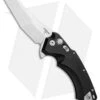 Hogue Knives X5 Wharncliffe Flipper Knife Black Aluminum (3.5" Stonewash) 34560