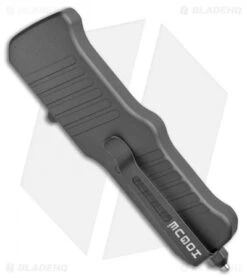 Hogue Mini Incursion D/E OTF Automatic Knife Black Aluminum (3" Black) 54076 -Knives Shop Hogue Mini Incursion DE OTF Auto Black Alum Black 54076 EXLKRL BHQ 108439 jr side