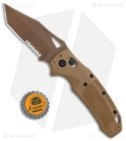 Hogue Sig K320 ABLE Lock Folding Knife Coyote Nylon Poly Tanto Serr (3.5" PVD) -Knives Shop Hogue Sig K320 Nitron ABLE Coyote Poly DP Tan Serr 36373 BHQ 117080 jr bottlecap