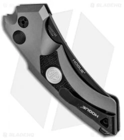 Hogue Sig Sauer EX-A05 Wharncliffe Automatic Knife Grey (3.5" Black) 36522 -Knives Shop Hogue Sig Sauer EX A05 Wharncliffe Auto Grey Black 36522 BHQ 86063 jr side