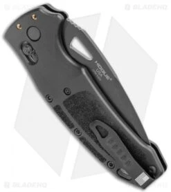 Hogue Sig Sauer K320 Nitron ABLE Lock Knife Black (3.5" Black) Drop Point -Knives Shop Hogue Sig k320 Nitron ABLE Lock Black Polymer DP Black BHQ 117079 jr side