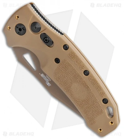 Hogue Sig K320A Automatic Tanto Knife Coyote Polymer (3.5" Tan Serrated) 4 Hogue Sig K320A Automatic Tanto Knife Coyote Polymer (3.5" Tan Serrated) - Image 2