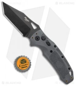 Hogue Sig K320A Tactical Automatic Tanto Knife Gray Polymer (3.5" Black) -Knives Shop Hogue Sig k320A Tactical Auto Gray Polymer Tanto Black BHQ 117428 jr bottlecap