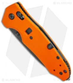 Hogue Trauma First Response Tool Knife Textured Orange G-10 (3.2" Black Serr) -Knives Shop Hogue Trauma First Response Tool Textured Orange G 10 Black Serr 34764 BHQ 112104 jr spine