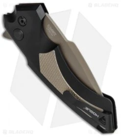 Hogue Knives X5 Tactical Flipper Knife FDE G-10 (4" Flat Dark Earth) -Knives Shop Hogue X 5 FDE G 10 Flat Dark Earth 345558 EXLMTG BHQ 49340 jr side