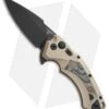 Hogue Knives X5 Spear Point Flipper Knife FDE G-Mascus (3.5" Black) -Knives Shop Hogue X 5 FDE G Mascus Spear Point 34577 EXLMTG BHQ 49335 jr
