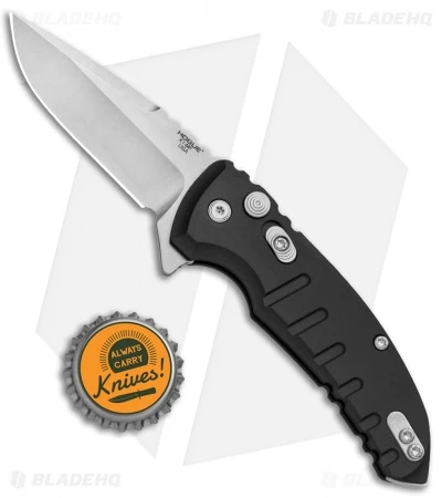 Hogue X1 Microflip Drop Point Flipper Knife Matte Black (2.6" Stonewash) 24172 6 Hogue X1 Microflip Drop Point Flipper Knife Matte Black (2.6" Stonewash) 24172 - Image 4