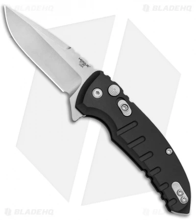 Hogue X1 Microflip Drop Point Flipper Knife Matte Black (2.6" Stonewash) 24172 3 Hogue X1 Microflip Drop Point Flipper Knife Matte Black (2.6" Stonewash) 24172