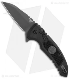 Hogue X1 Microflip Wharncliffe Flipper Knife Black Sig Medallion (2.6" Gray)