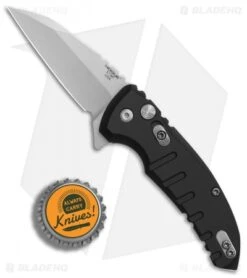 Hogue X1 Microflip Wharncliffe Flipper Knife Matte Black (2.6" SW) 24160 -Knives Shop Hogue X1 Microflip Wharncliffe Plunge Matte Black SW BHQ 82723 er bottlecap