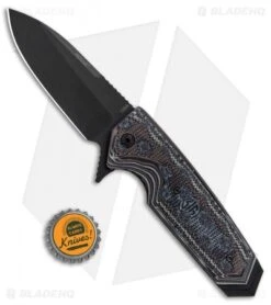 Hogue Sig Sauer EX-02 Spear Point Flipper Knife Black/Gray G-Mascus (Black) -Knives Shop Sig Ex 02 SP 36217 BHQ 82357 jr bottlecap