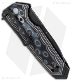 Hogue Sig Sauer EX-02 Spear Point Flipper Knife Black/Gray G-Mascus (Black) -Knives Shop Sig Ex 02 SP 36217 BHQ 82357 jr side