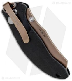Hogue Sig Sauer EX-04 Wharncliffe Folding Knife Black G-10 (3.5" FDE) 36460 -Knives Shop Sig Ex 04 Emperor Scorpi 36460 BHQ 82360 jr side