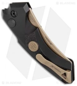 Hogue Sig Sauer EX-A05 Wharncliffe Automatic Knife Black (3.5" FDE) 36520 -Knives Shop Sig Knives EX A05 Spear Point FDE SW BHQ 84599 jr side