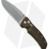 Hogue Knives EX01 Knife OD Green Aluminum Handle Drop Point (4" Tumble Plain)