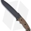 Hogue Knives EX-F01 Large Tactical Fixed Blade Knife Tan G10 (7" Plain) 35157 -Knives Shop hogue drop point blade 7 tan 35157
