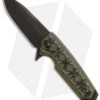 Hogue Knives EX02 Knife Spear Point Flipper Green G-Mascus (3.375" Black) 34238 -Knives Shop hogue elishewitz 34238 ex 02 3 375 spear point flipper
