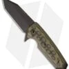 Hogue Knives EX02 Knife Tanto Flipper Green G-Mascus (3.75" Plain) 34208 -Knives Shop hogue elishewitz ex 02 375 g 10 green tanto 34208