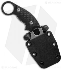 Hogue Knives EX-F03 Clip Point Karambit Knife Black G-10 (2.25" SW) 35339 -Knives Shop hogue ex f03 g10 black clip point 35339 sheath cm