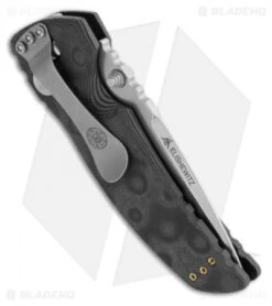 Hogue Knives EX01 Knife Black G10 Handle Drop Point Blade (3.5" Tumble) -Knives Shop hogue ex01 g10 drop point 34179 side